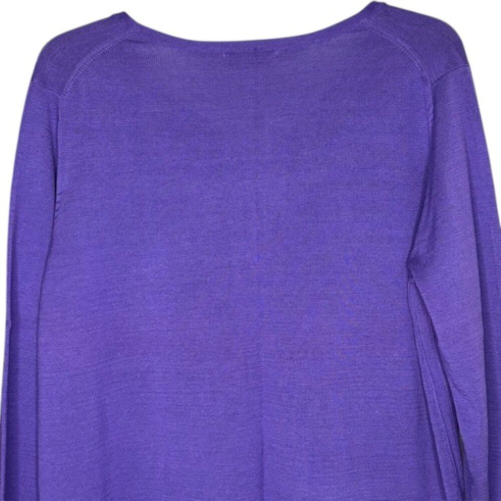 Coldwater Creek Silk/Cotton Cardigan - Purple/Lavender - 1X - Picture 5 of 9